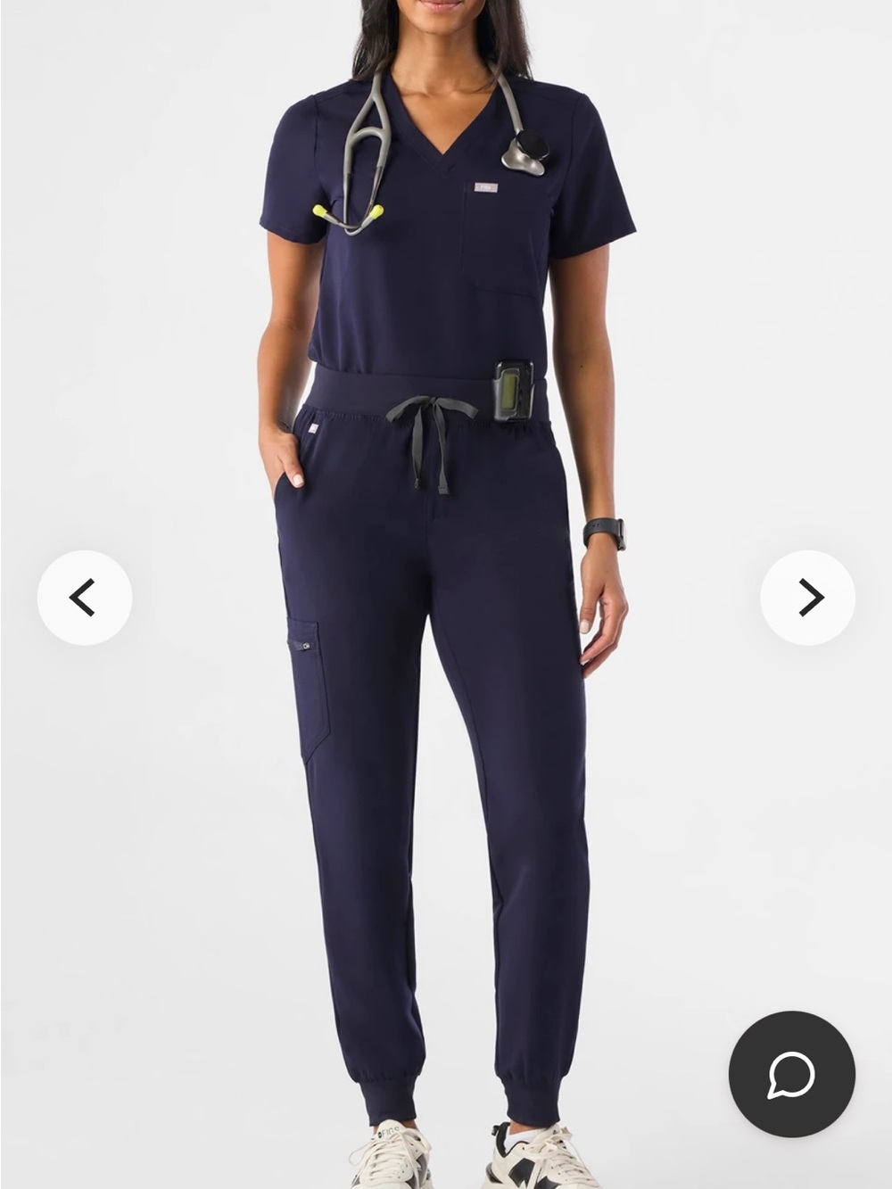 Figs Women's Navy Zamora Jogger Scrub Pants